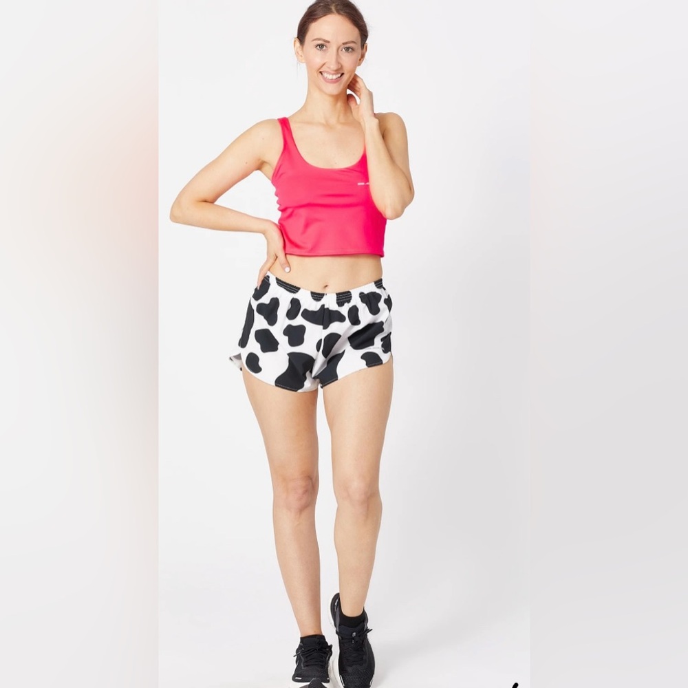 BOA Cow Print women’s running shorts